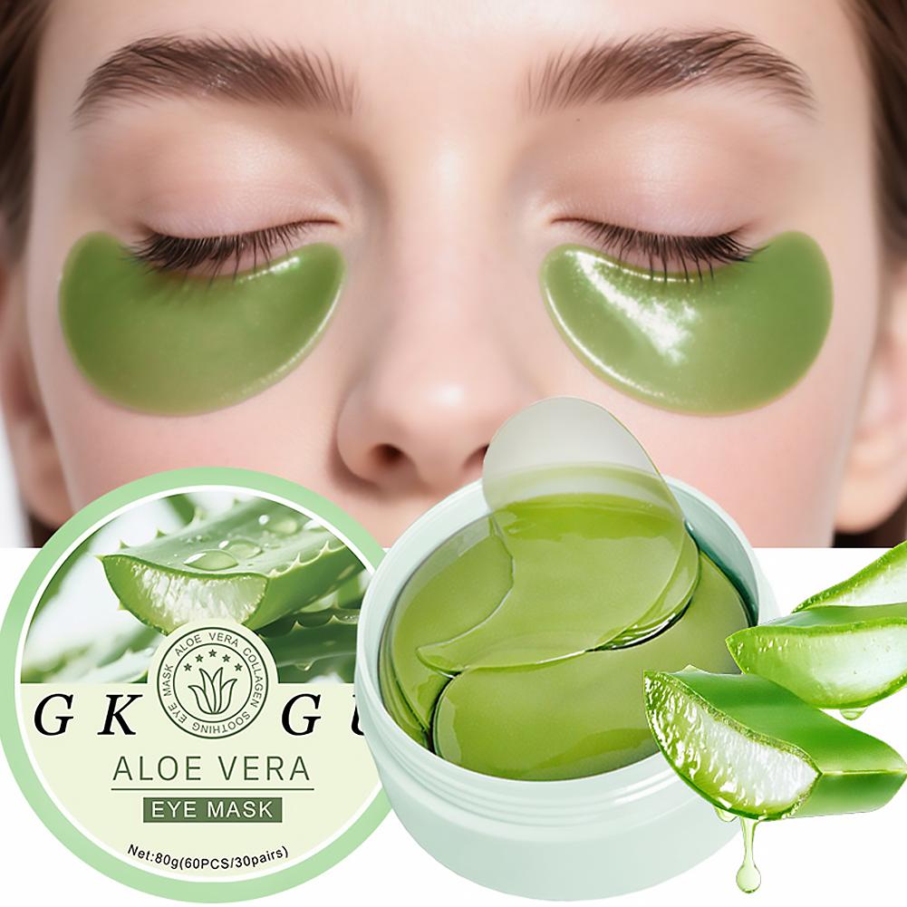 Sheet Mask Collagen - コラーゲンレチノールコーヒー アロエベラ アボカド クリスタルアイマスク 保湿栄養アイパッチ リフト＆ハリ肌