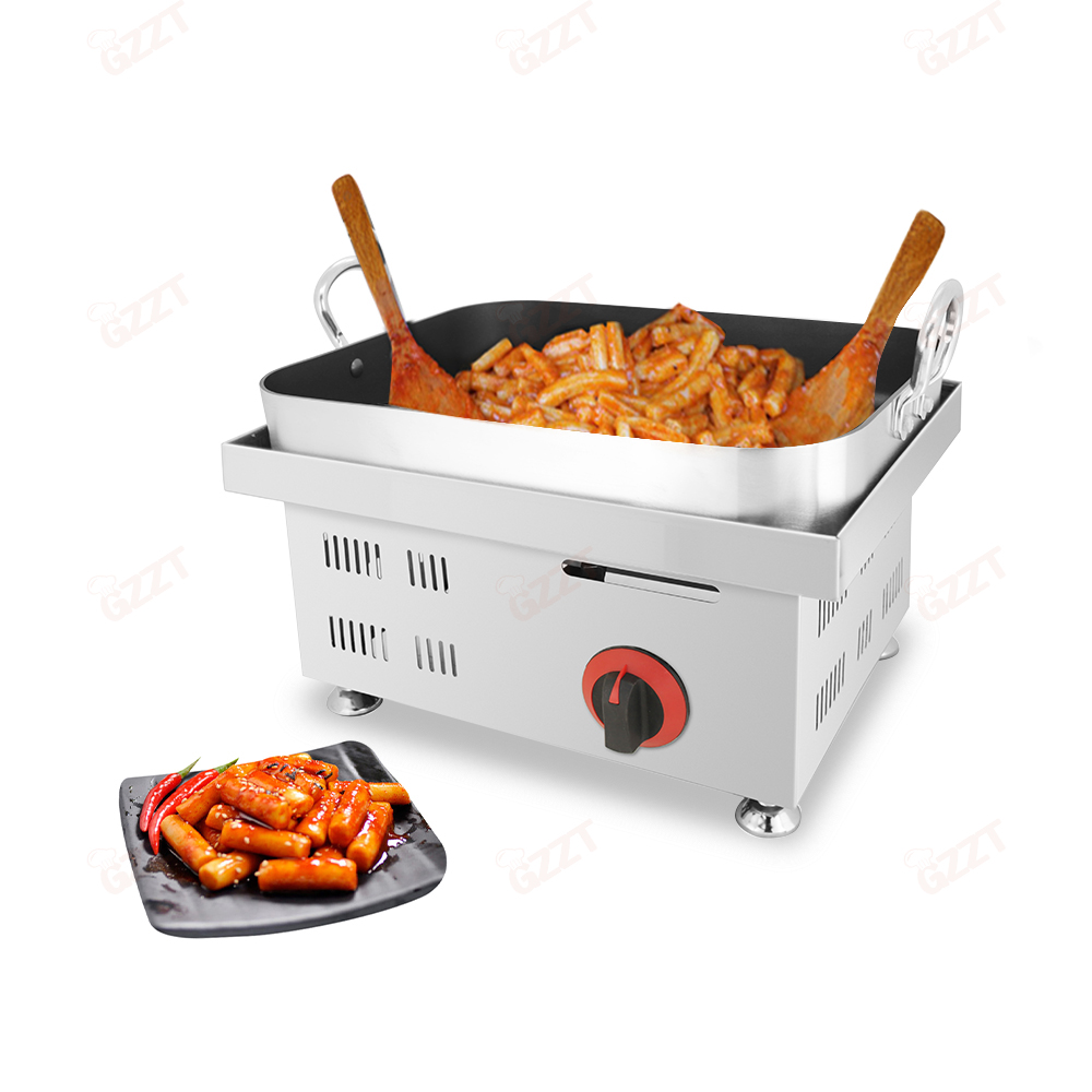 Tteokbokki Rice Cake - 業務用韓国トッポッキ製造機 スナックマシン 韓国トッポッキ ノンスティック ドゥクポッキ製造機 激辛餅製造機