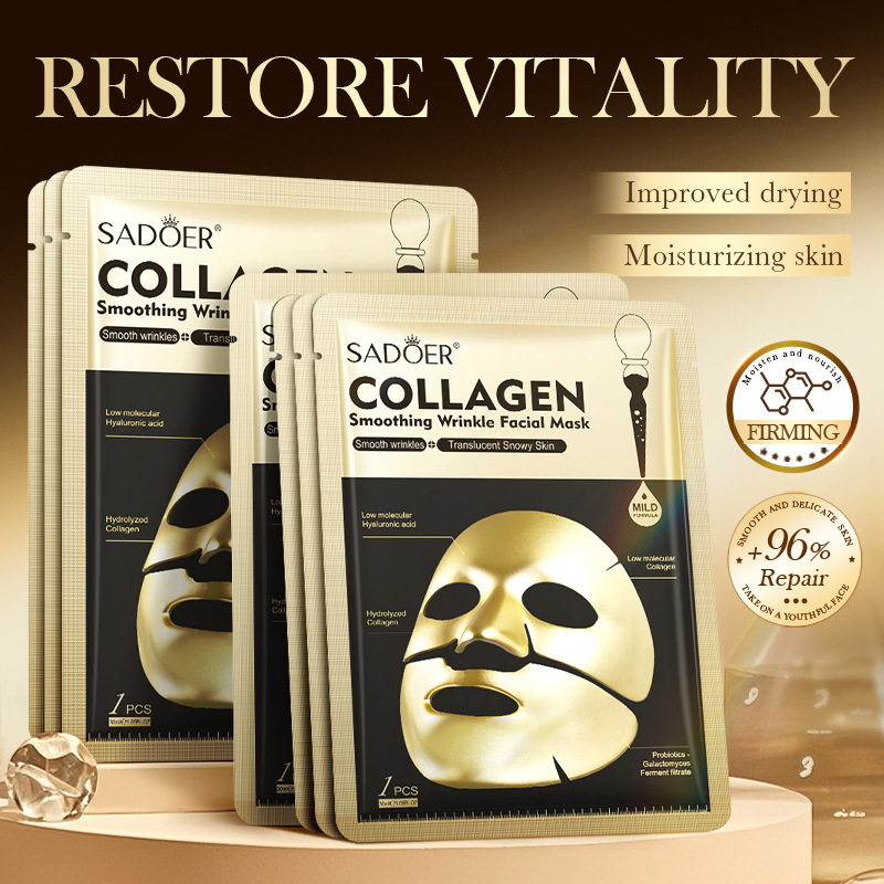SADOERゴールデンコラーゲンフェイシャルマスク 保湿アン - Sheet Mask Collagen のレビューと価格
