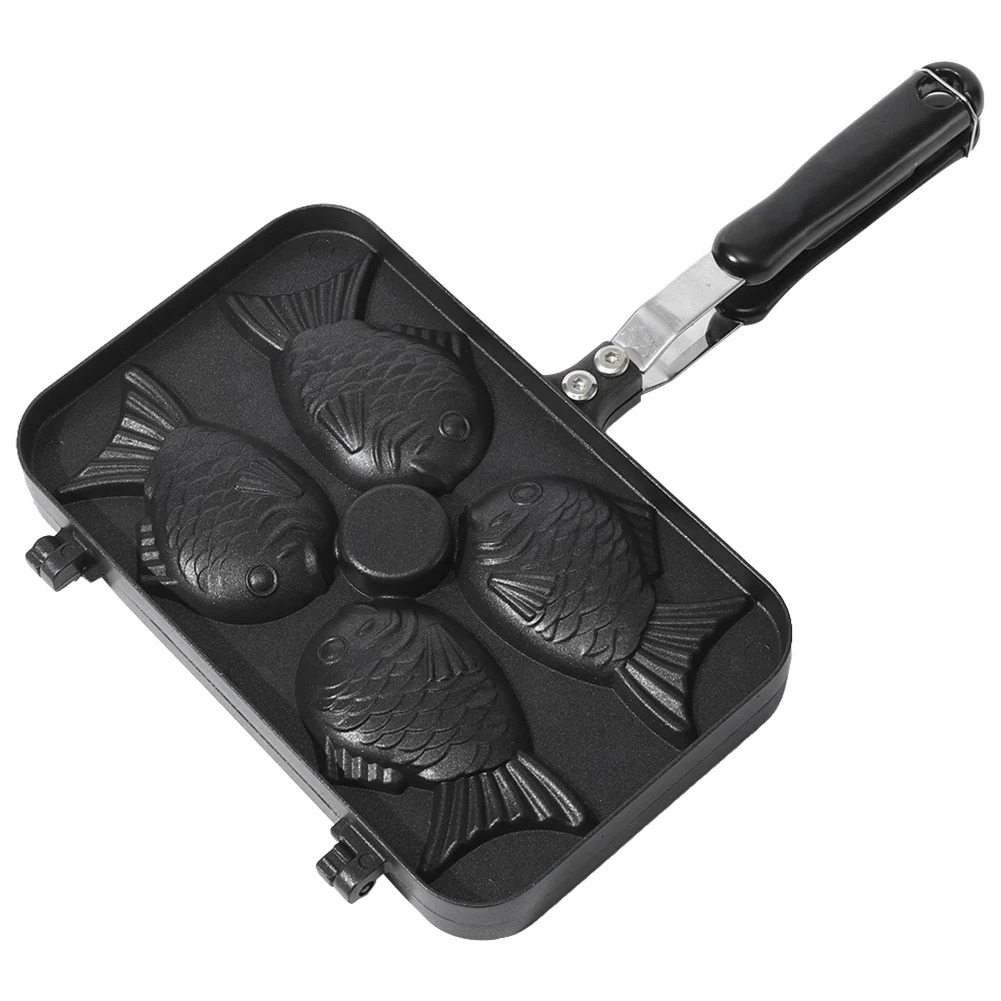 キッチン日本のたい焼きダブル魚の形のホットデザートワッフルケ - Tteokbokki Rice Cake のレビューと価格