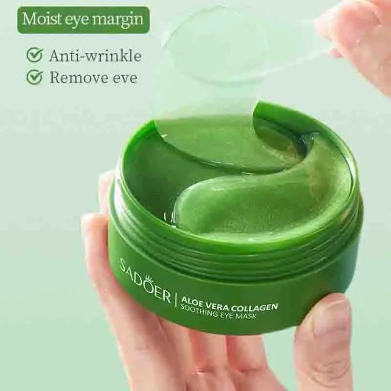 60 個アロエベラコラーゲンアイマスク抗くま目袋保湿抗しわア - Sheet Mask Collagen のレビューと価格