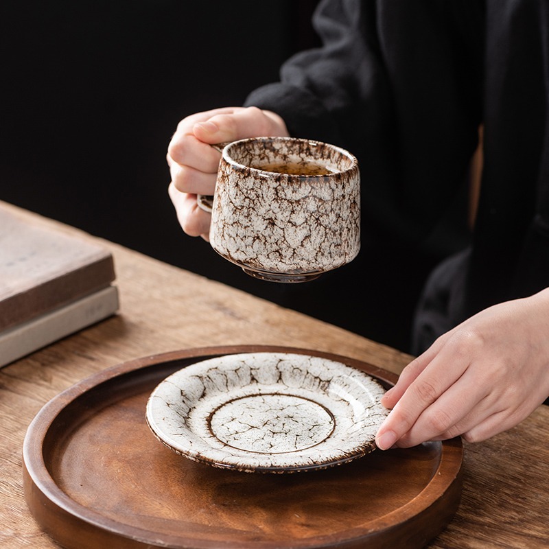 日本のマグカップ セラミックカップ レトロな夏のドリンクカッ - Celadon Ceramic Cup のレビューと価格