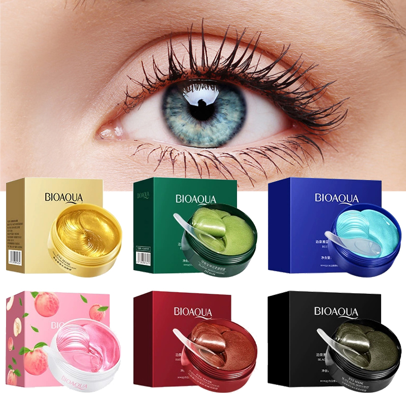 60 個 BIOAQUA クリスタルコラーゲンアイパッチ抗く - Sheet Mask Collagen のレビューと価格