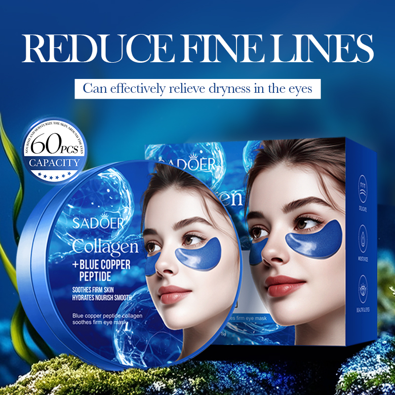 60 個 SADOER カフェインクリスタルコラーゲンアイマ - Sheet Mask Collagen のレビューと価格
