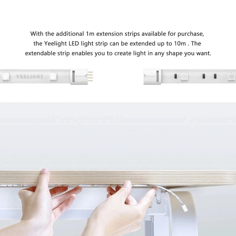 グローバル版 Yeelight LEDスマートストリップ 1 - Yeelight Light Lightstrip のレビューと価格