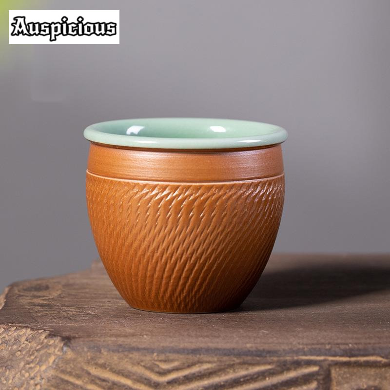 Longquan-手作りのセラミックチークアップ,ナイフ,ジ - Celadon Ceramic Cup のレビューと価格