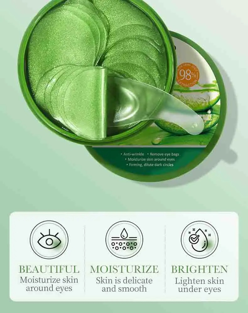 60 個アロエベラコラーゲンアイマスク抗くま目袋保湿抗しわア - Sheet Mask Collagen のレビューと価格