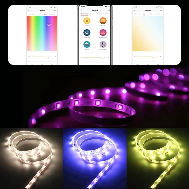 グローバル版 Yeelight Aurora スマートライト - Yeelight Light Lightstrip のレビューと価格