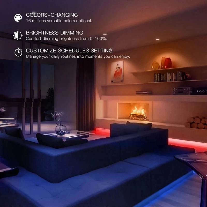 Yeelight-スマートLEDストリップライト,1s,2m - Yeelight Light Lightstrip のレビューと価格